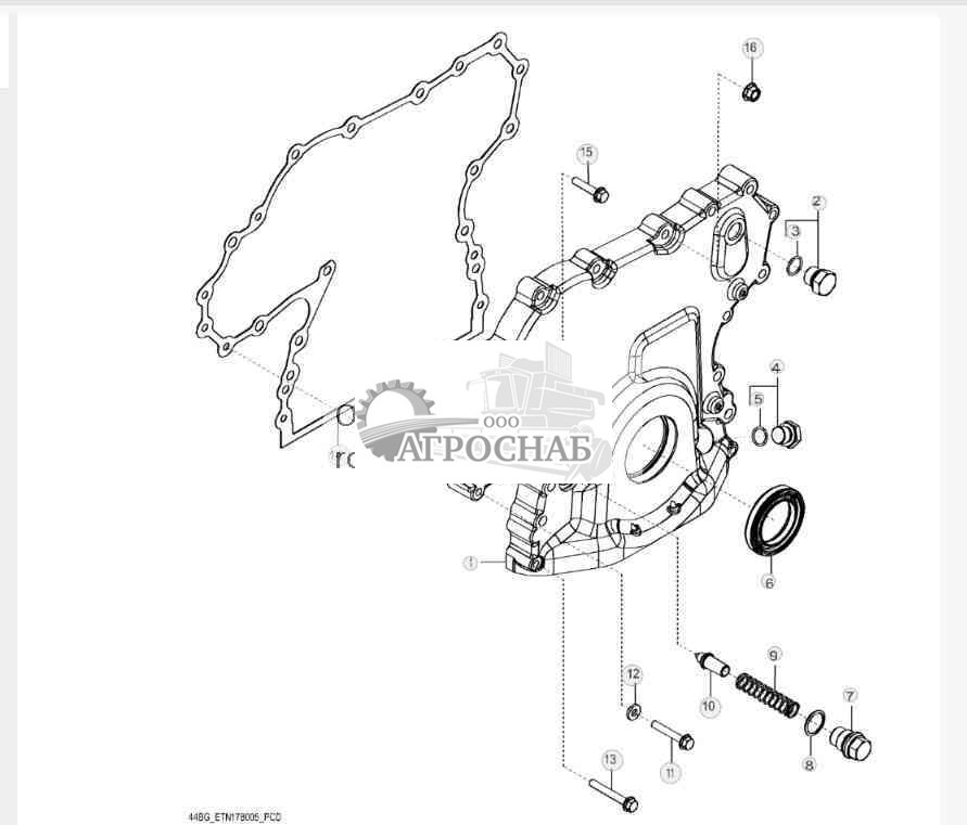 44BG Timing Gear Cover 